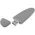 Флешка Pebble, серая, USB 3.0, 16 Гб, , 