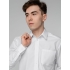Рубашка мужская с длинным рукавом Collar, белая, , хлопок 35%; полиэстер 65%, плотность 120 г/м²