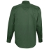 Рубашка мужская с длинным рукавом BEL AIR, темно-зеленая, , 