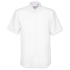 Рубашка мужская с коротким рукавом Collar, белая, , хлопок 35%; полиэстер 65%, плотность 120 г/м²