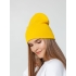 Шапка Tube Top, желтая, , акрил 100%