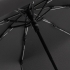 Зонт складной AOC Mini с цветными спицами, серый, , 