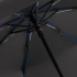 Зонт складной AOC Mini с цветными спицами, темно-синий, , 