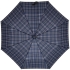 Складной зонт Wood Classic S, синий в клетку, , эпонж Складной зонт Wood Classic S, синий в клетку, , эпонж