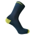 Водонепроницаемые носки Ultra Thin Crew, синие с желтым, , верхний слой - полиамид, 37%, модал 32%, хлопок 28%, эластан 3%; внутренний слой - вискоза, 60%, полиамид 40%; прослойка - водонепроницаемая текстильная мембрана porelle
