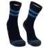 Водонепроницаемые носки Running Lite, черные с голубым, , верхний слой - полиамид, 71%, полиэстер 19%, эластан 5%, гребенной хлопок 5%; внутренний слой - эластан 3%, drifil 97%; прослойка - водонепроницаемая текстильная мембрана porelle
