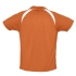 Спортивная рубашка поло Palladium 140 оранжевая с белым, , 