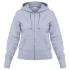 Толстовка женская Hooded Full Zip серый меланж, , 