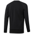 Толстовка мужская Training Supply Crew Neck, черная, , 75% - полиэстер; 25% - хлопок