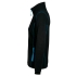 Куртка женская NOVA WOMEN 200, черная с ярко-голубым, , 