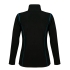 Куртка женская NOVA WOMEN 200, черная с ярко-голубым, , 