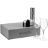 Набор Wine Case, серый, , штопор - металл, пластик; бокал - стекло; пробка - пластик
