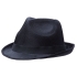 Шляпа Gentleman, черная с черной лентой, , 