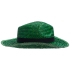 Шляпа Daydream, зеленая с черной лентой, , натуральная солома