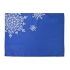 Декоративная салфетка «Снежинки», синяя, , 