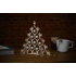 Сборная елка «Новогодний ажур», с серебристыми шариками, , дерево