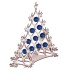 Сборная елка «Новогодний ажур», с синими шариками, , дерево