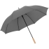 Зонт-трость Nature Golf Automatic, серый, , купол - полиэстер, переработанный; каркас - сталь, стеклопластик; ручка - дерево