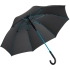 Зонт-трость с цветными спицами Color Style, бирюзовый, , 