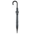 Зонт-трость Alessio, черный с серым, , купол - эпонж, 190т; ручка - абс-пластик