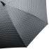Зонт-трость Alessio, черный с серым, , купол - эпонж, 190т; ручка - абс-пластик