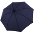 Зонт-трость Nature Golf Automatic, синий, , купол - полиэстер, переработанный; каркас - сталь, стеклопластик; ручка - дерево