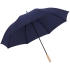 Зонт-трость Nature Golf Automatic, синий, , купол - полиэстер, переработанный; каркас - сталь, стеклопластик; ручка - дерево