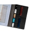 Органайзер Favor 2.0 для семейных документов на 4 комплекта документов, формат А4, черный, черный, искусственная кожа, пвх