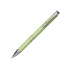 Шариковая кнопочная ручка Moneta из АБС-пластика и пшеничной соломы, зеленый, зеленый, абс-пластик/пшеничная солома