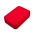 Подарочная коробка для флешки, красный бархат, красный, пластик с  бархатным покрытием