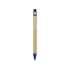 Ручка шариковая Salvador, натуральный/темно-синий, черные чернила, натуральный/темно-синий, картон/дерево/биопластик
