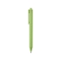 Ручка шариковая Pianta из пшеничной соломы, зеленый, зеленый, пшеничное волокно/пластик