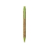 Ручка из пробки и переработанной пшеницы шариковая Evora, пробка/зеленый, пробка/зеленый, пробка/пластик