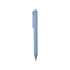 Ручка шариковая Pianta из пшеничной соломы, синий, синий, пшеничное волокно/пластик
