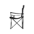 Складной стул для отдыха на природе Camp, черный, черный, полиэстер, пвх, нержавеющая сталь