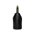 Охладитель-чехол для бутылки вина, черный, черный, полиуретан, эластик, охлаждающий гель