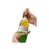 Декоративный чехол для бутылки вина, зеленый/белый, неопрен