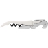 PULLTAPS BASIC WHITE/Нож сомелье Pulltap's Basic, белый, белый, ручка- окрашенное оцинковонное железо, пластик; рычаг- никелированная сталь; спираль- углеродистая сталь с тефлоновым покрытием; лезвие- нержавеющая сталь