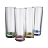 Стеклянный набор Rocco из 4 предметов, прозрачный/разноцветный, стекло