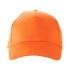 Бейсболка Memphis 5-ти панельная 165 гр, оранжевый, оранжевый, 100% хлопок, твилл