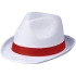 Лента для шляпы Trilby, красный, красный, нетканое полипропиленовое волокно