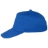 Бейсболка Мемфис 230 5-панельная, кл. синий, синий классический, 100% хлопок, твилл