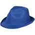 Шляпа Trilby, синий, синий, полиэстер