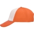 Бейсболка под сублимацию с сеткой Newport, оранжевый/белый, оранжевый, белый, полиэстер