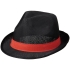 Лента для шляпы Trilby, красный, красный, нетканое полипропиленовое волокно