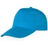 Бейсболка Memphis 5-ти панельная, ярко-голубой, ярко-голубой, 100% хлопок