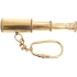 Брелок – подзорная труба, золотистый, золотистый, латунь