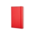 Записная книжка Moleskine Classic (нелинованный) в твердой обложке, Large (13х21см), красный, красный, бумага/полипропилен