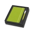 Подарочный набор Uma Vision с ручкой и блокнотом А5, зеленый, зеленый, пластик/картон с покрытием из полиуретана, имитирующего кожу