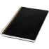 Дневник Spiraly формата A5 из искусственной кожи, черный, черный, искусственная воловая кожа